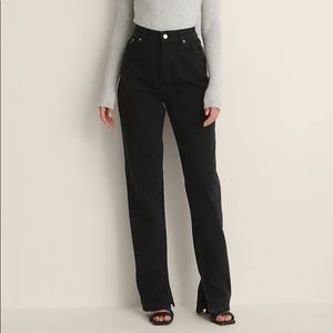 NAKD Side Slit Denim *NWOT*